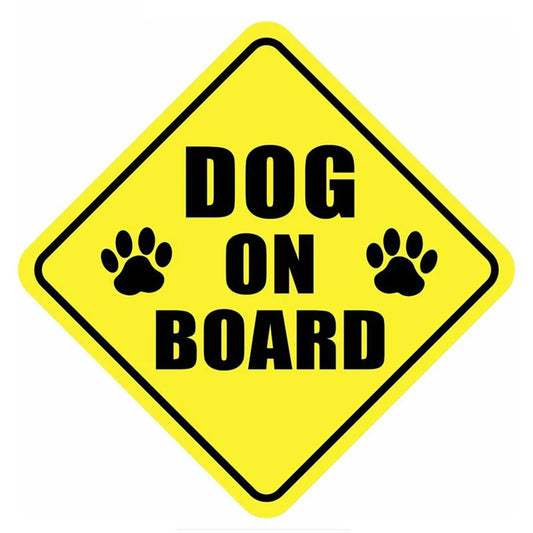 Dog on Board - Reflective Car Sticker