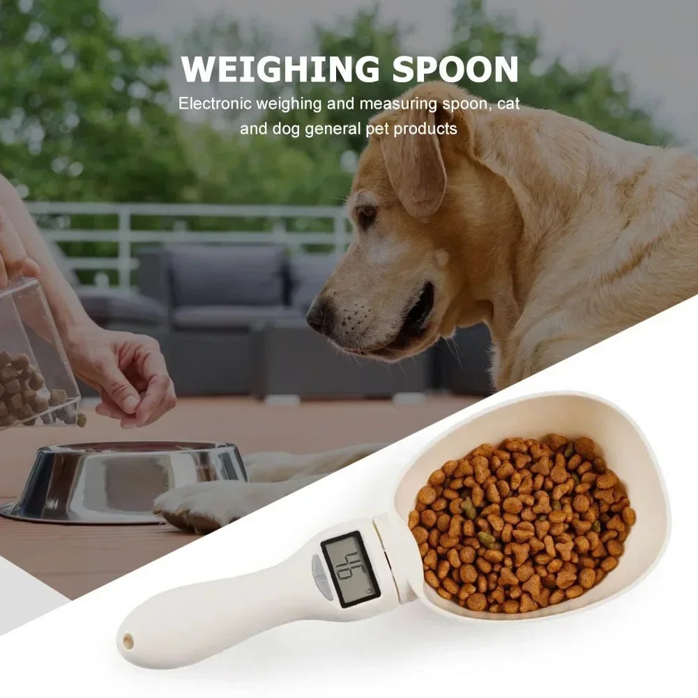 Digital Pet Food Measuring Scoop – Display & Multi-Unit Scale