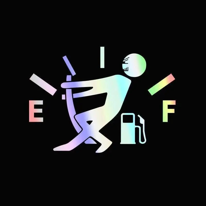 Funny Reflective Fuel Tank Cover Sticker