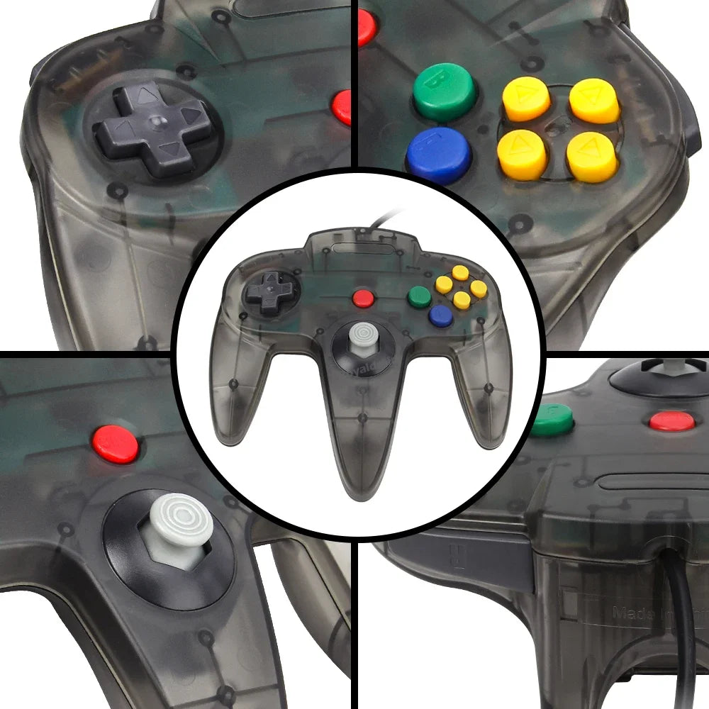 Nintendo 64 Transparent Controllers (8 colors)