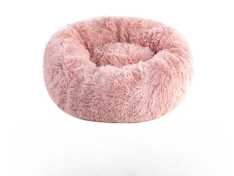 Plush Round Pet Bed