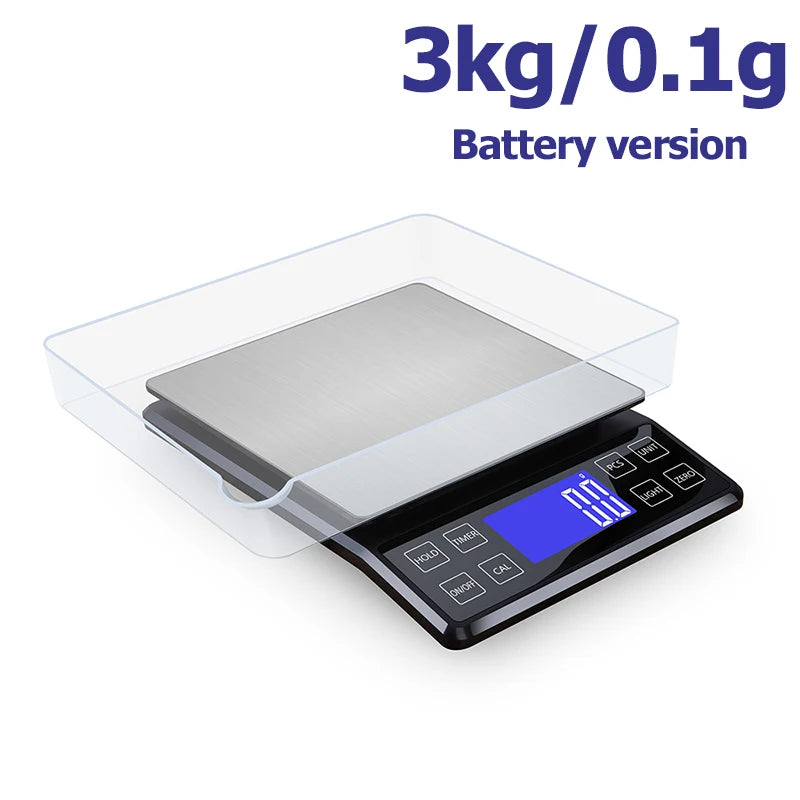High Precision Digital Kitchen Scale – 3kg/5kg/10kg
