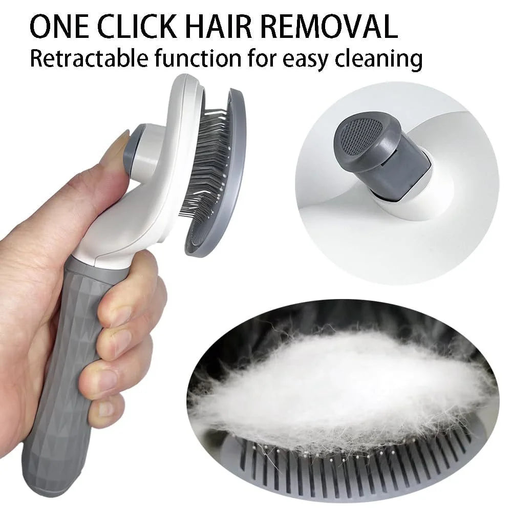 Easy-Clean Pet Brush Comb (3 colors)