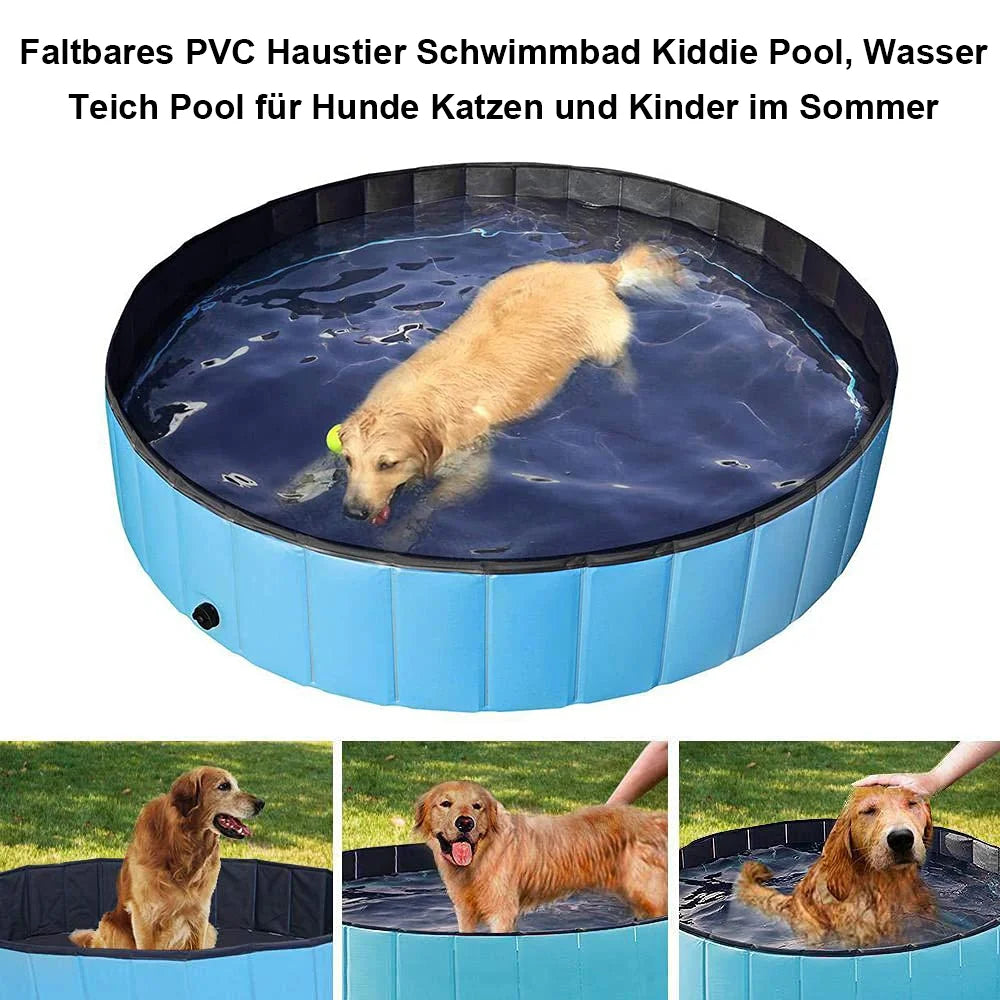 Portable Pet Pool With Drain valve