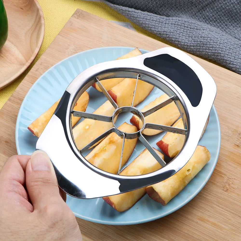 HILIFE Stainless Steel Apple Cutter – Fruit Divider with Comfort Handle Handle