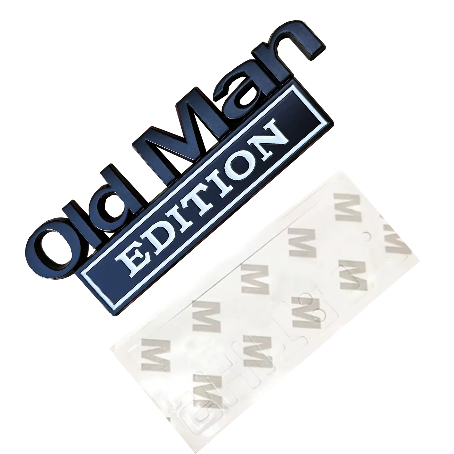 Car 3D Metal Chrome Sticker Emblem – OLD MAN EDITION Badge