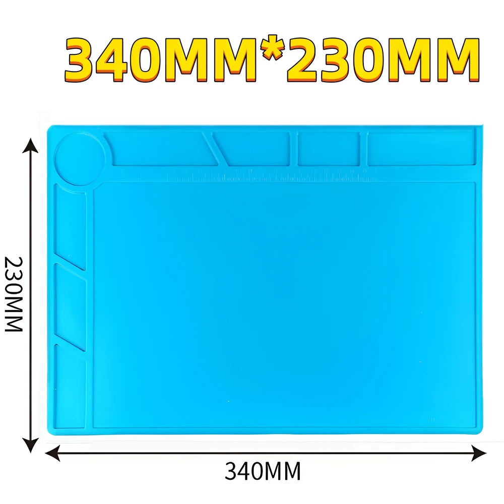 Silicone Soldering Mat – ESD Antistatic Heat Insulation Pad for Electronics & Phone Repair