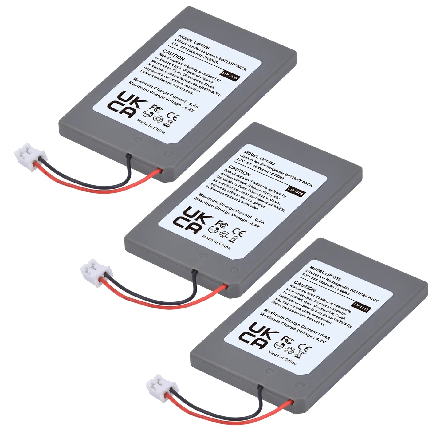 PS3 Controller Replacement Battery 1800mAh LIP1359