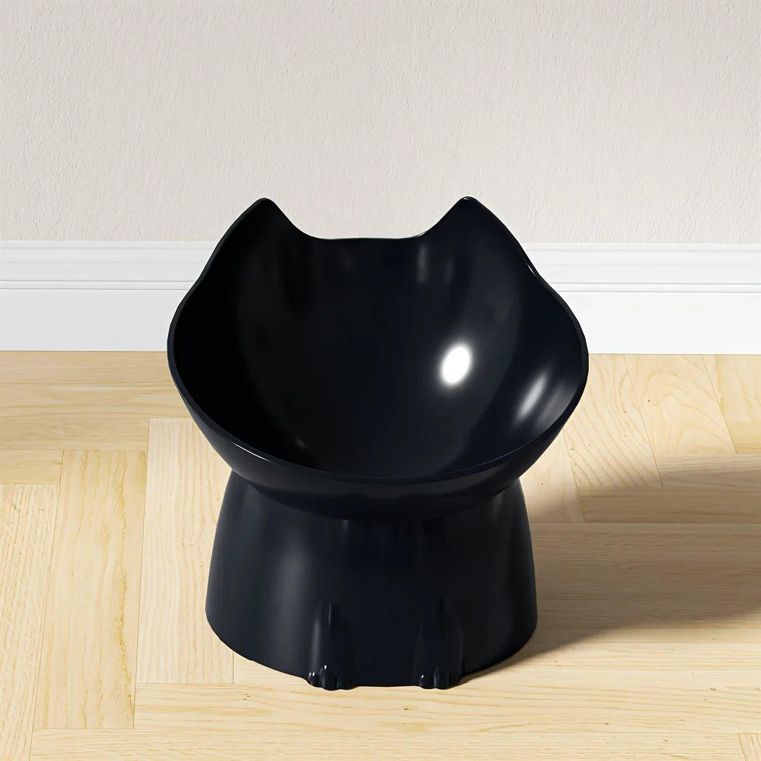 Plastic Raised Pet Feeding Bowl